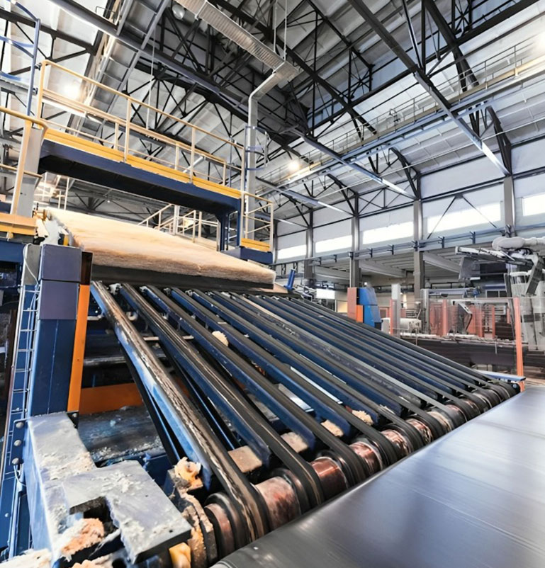 Roller conveyor and roller table in industrial operation – used for efficient material transport